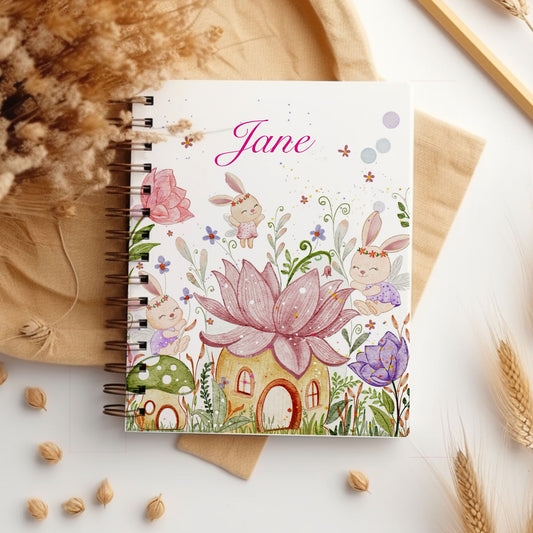 Mini Notebook Spiral A6 Fairy Illustration