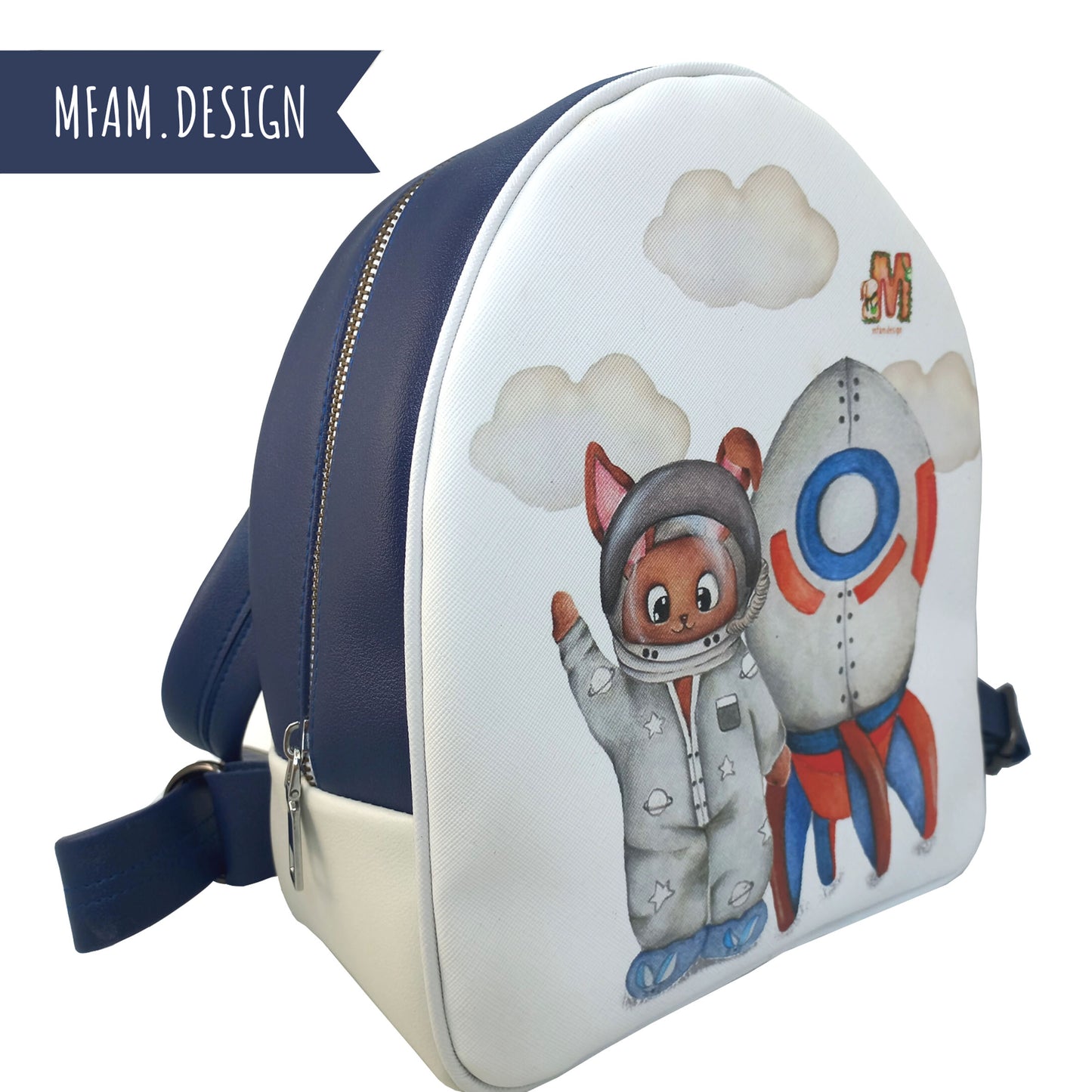 ASTRONAUT LEATHER BACKPACK FOR KIDS