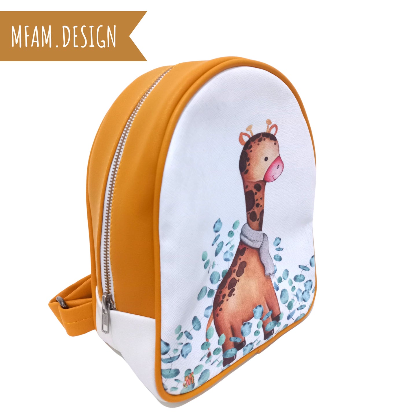 GIRAFFE LEATHER BACKPACK FOR KIDS